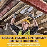 DEWALT - Pack 5 outils XR 18V, 1 perceuse-visseuse, 1 visseuse à chocs à 3 vitesses, 1 scie sauteuse, 1 scie circulaire, 1 lampe LED, 3 batteries 5Ah, 1 chargeur et 2 coffrets TSTAK, DCK551P3T-QW - 2