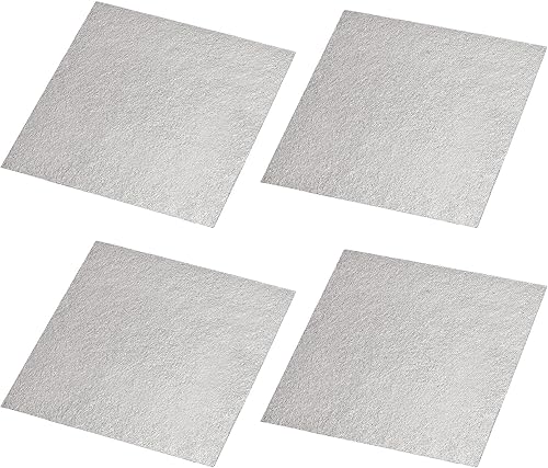 uxcell Cubierta de guía de ondas para horno de microondas, placa de mica, aislamiento de placa, kit de reparación de tablero cuadrado, 5.1 x 5.1