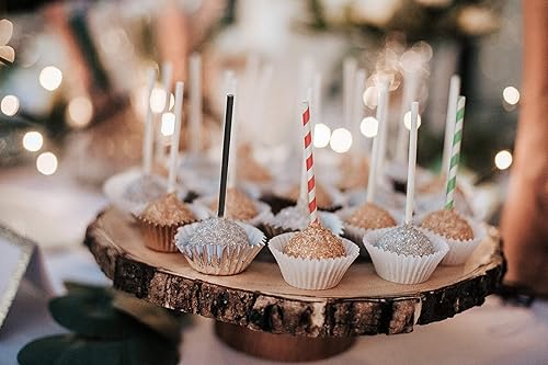 Miniatura 4 de Earth's Natural Alternative Pajita de papel, 250 unidades, 7.75 pulgadas, rayas rojas