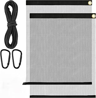 Pack 17X 23.5in Ultralight Rodent Proof Bear Bags,Wire Mesh Bear Proof Food Storage with Nylon Rope and Carabiners for Camping Food Storage for Camping and Backpacking