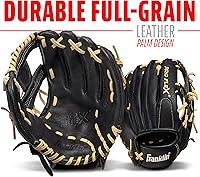 Vista 2 de Franklin Sports Baseball Glove - Proflex Adult Baseball + Softball Glove - Outfield + Infield Mitt - Right and Left Handed Throw - Camel