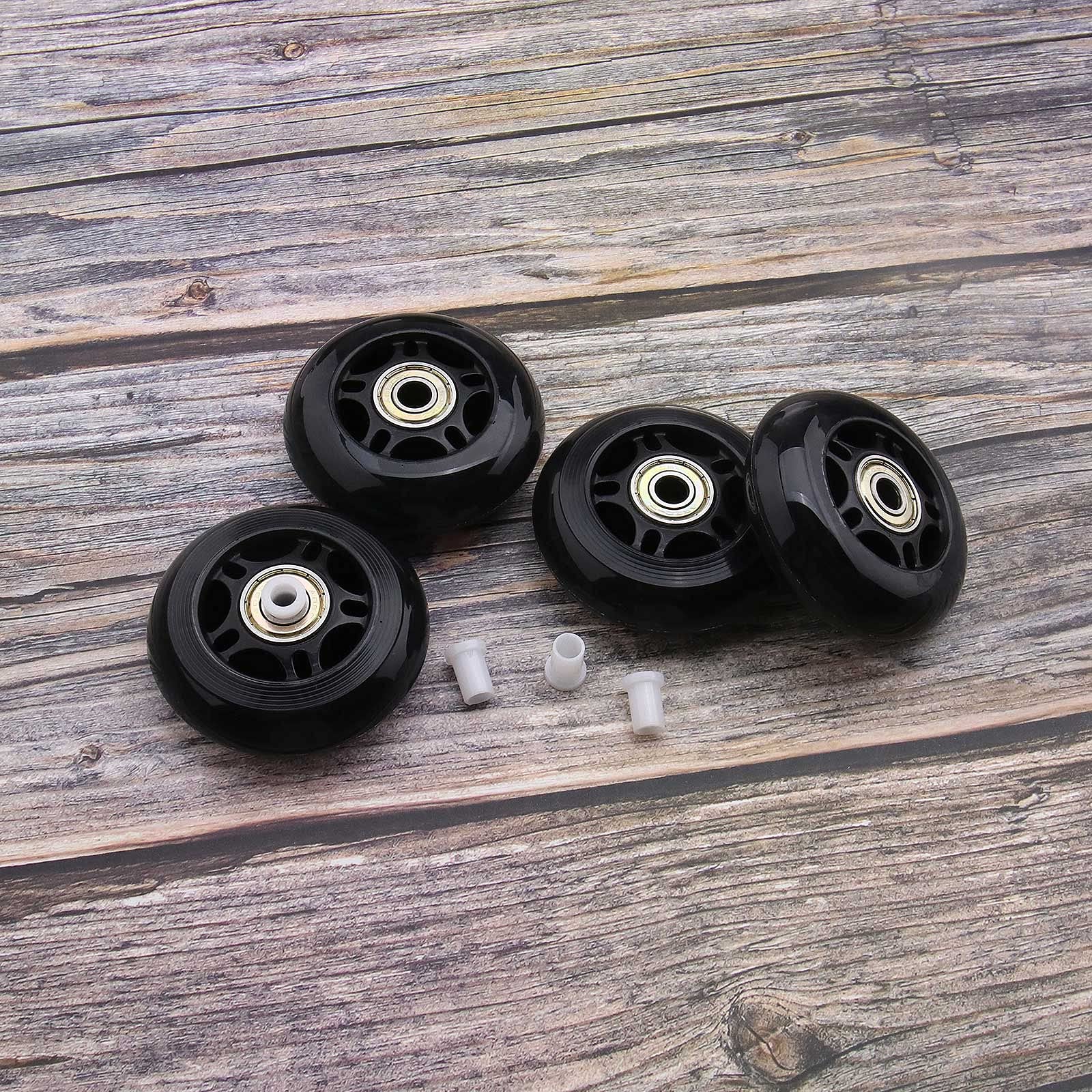 ECSiNG 8 Piezas Patinaje 70mm 82A Rodamiento ABEC-7 608ZZ para Niños Niñas Interiores Exteriores