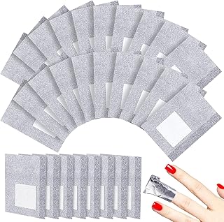 700 Pcs Nail Foil Nail Wraps with Pre-Attached Lint-Free Cotton Pads Soak Off Nail Polish Remover Kit for Home Professional