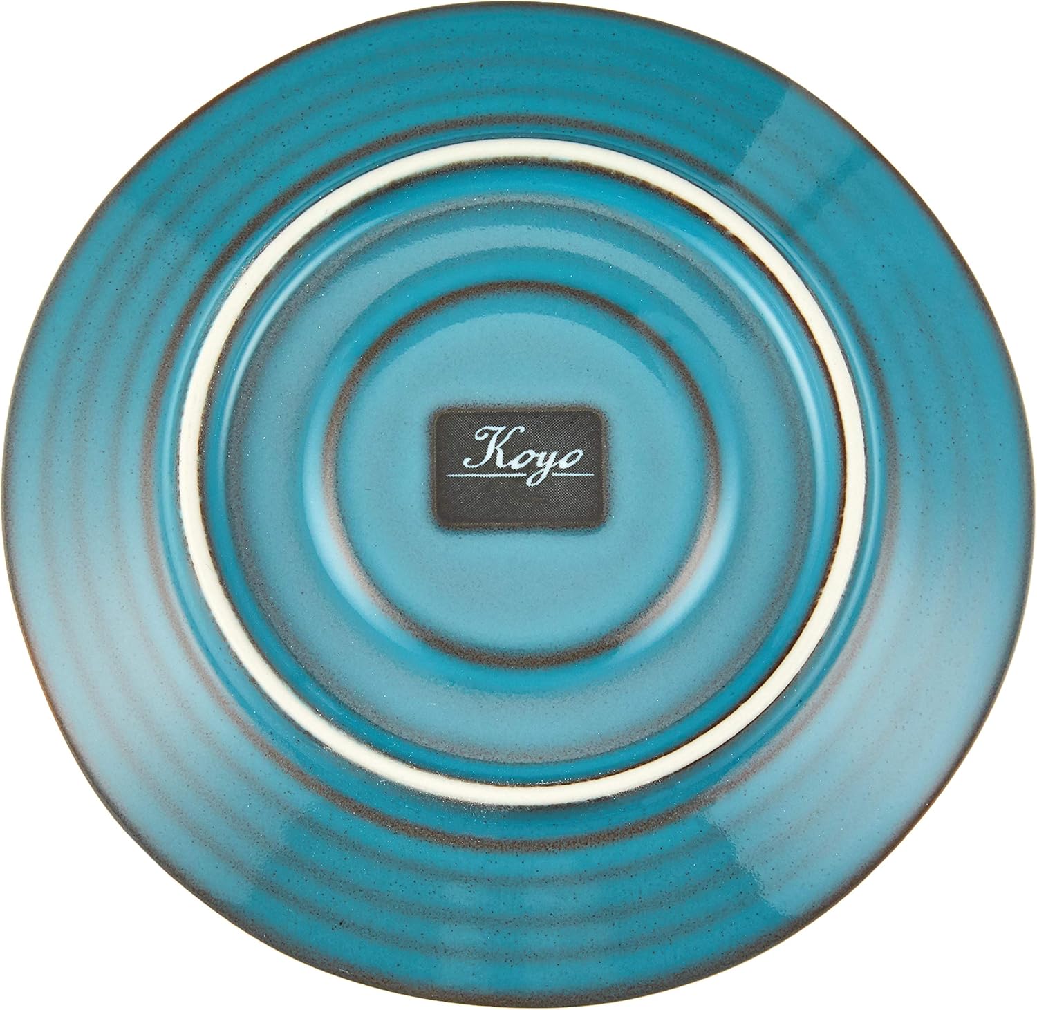 Koyo Pottery KOYO 13587052&13587055 Cafe Tableware, Coffee, Cup & Saucer, Rafelm, Antique, Blue, Made in Japan