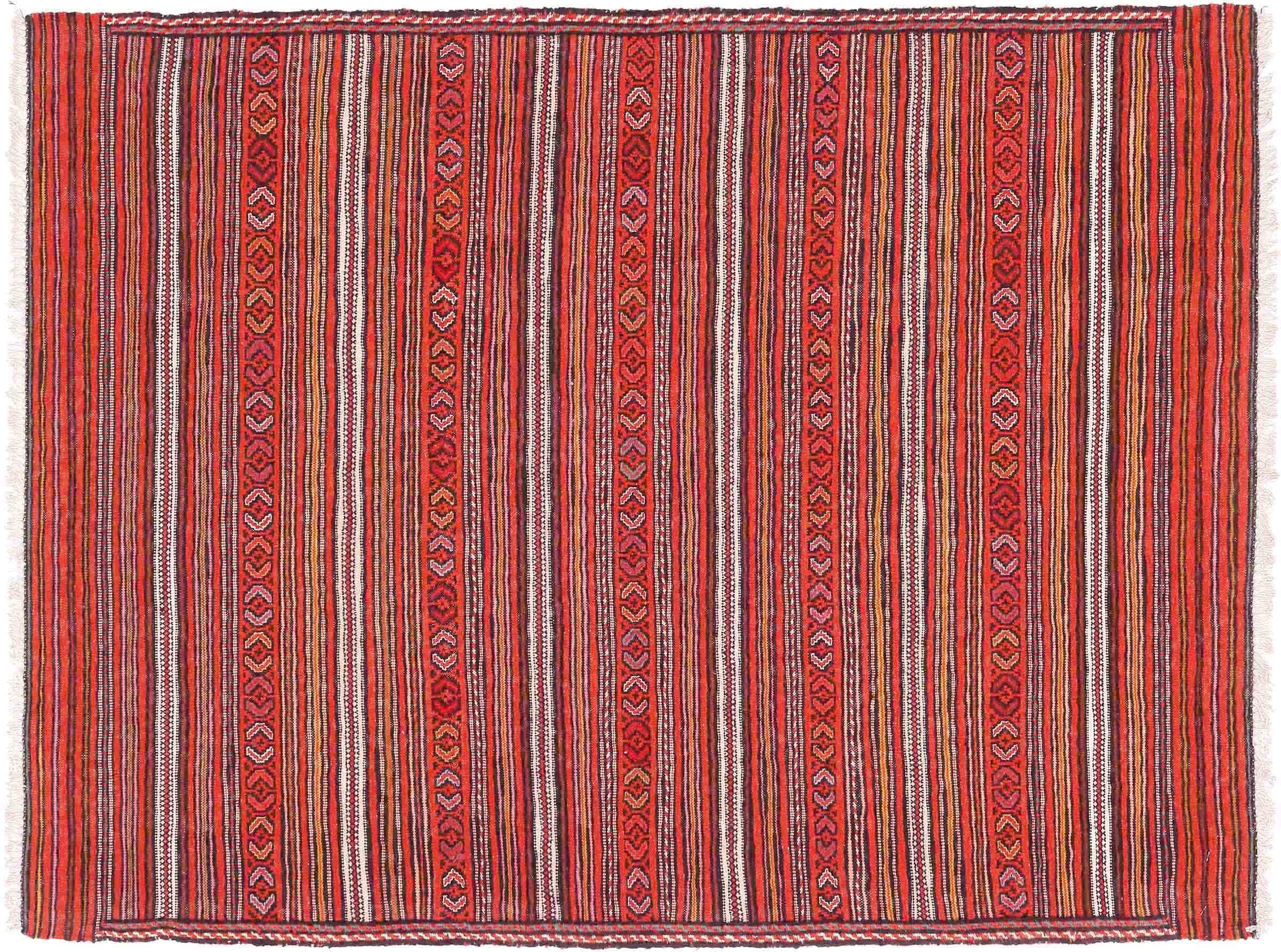 Tapis Kelim Soumakh Ghalmuri afghan pour sublimer un sol marron 100 x 140