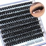 Fluffy Lash Clusters Wispy Eyelash Extension 10-18MM 180Pcs Individual Lashes Clusters Natural Eyelashes Extensions DIY at Home by Pleell