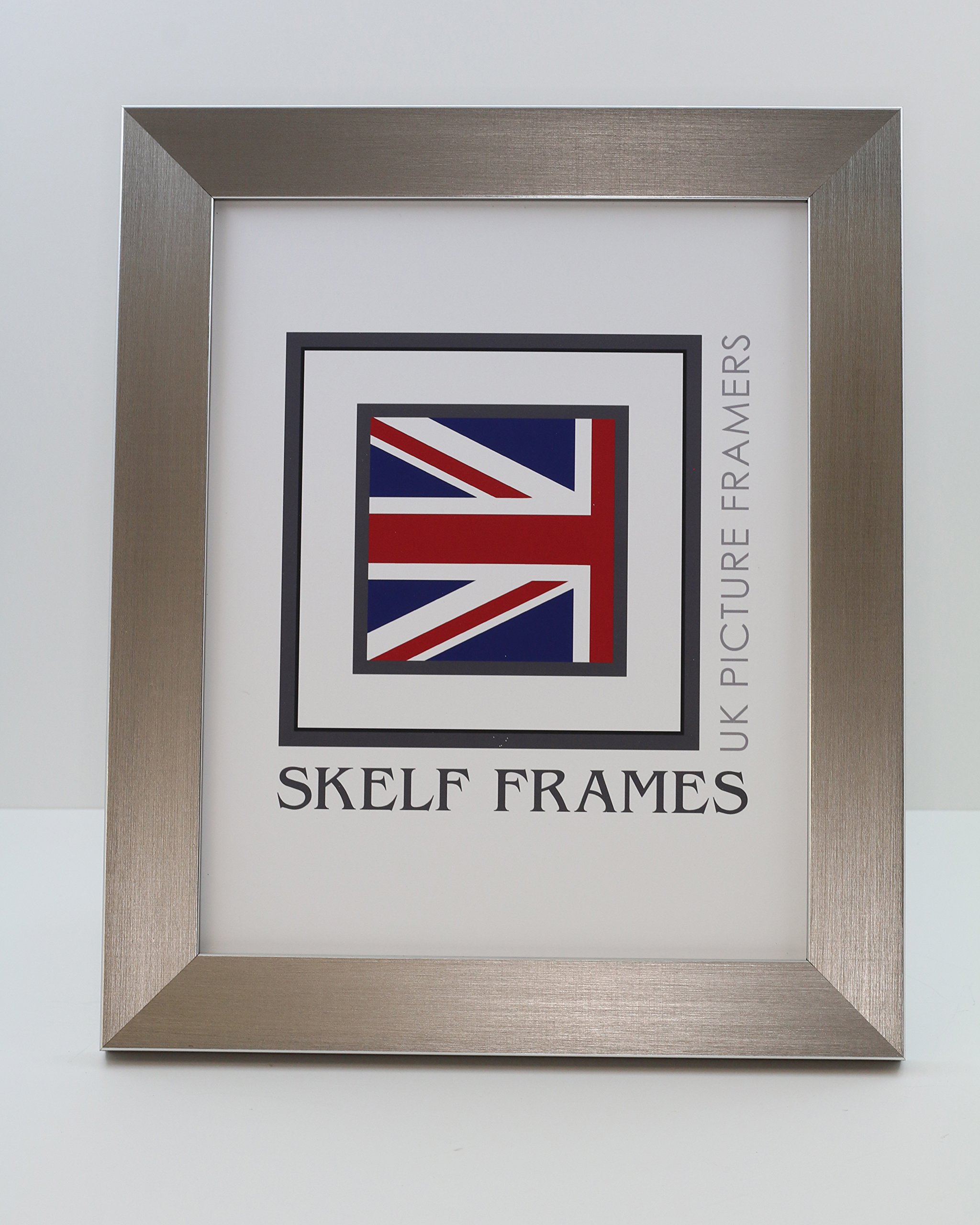 Skelf Frames Pewter 10.75" X 9" Or 273Mm X 229Mm Picture Photo Frame With Glass (Pewter)