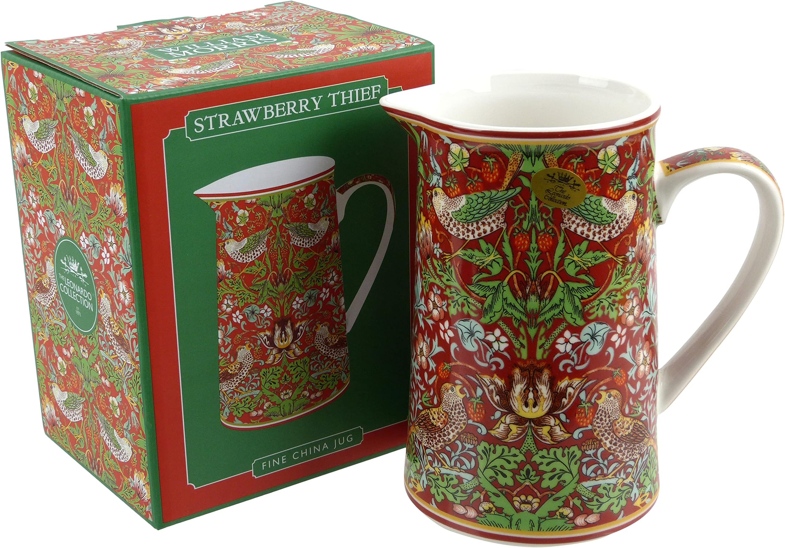 The Leonardo Collection - Tazza William Morris Pimpernel, In Porcellana Fine, 11 Cm, Con Scatola Regalo, Decoro Floreale - 3