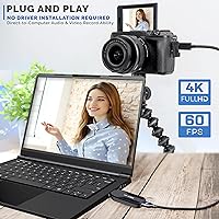 Vista 5 de Pyle Tarjeta de captura HDMI de EE. UU. - Camera Link 4K USB3.1 GEN1 Grabación de audio y video HDMI a USB a través de videocámara DSLR Action Cam