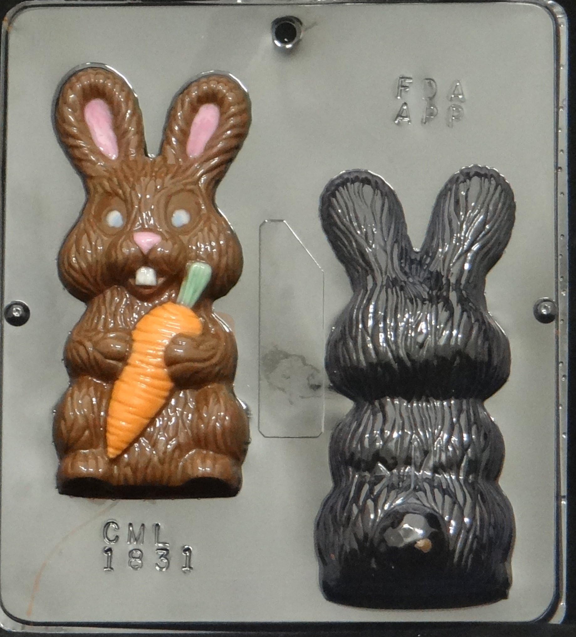 6" Easter Bunny Assembly Chocolate Candy Mold Easter 1831