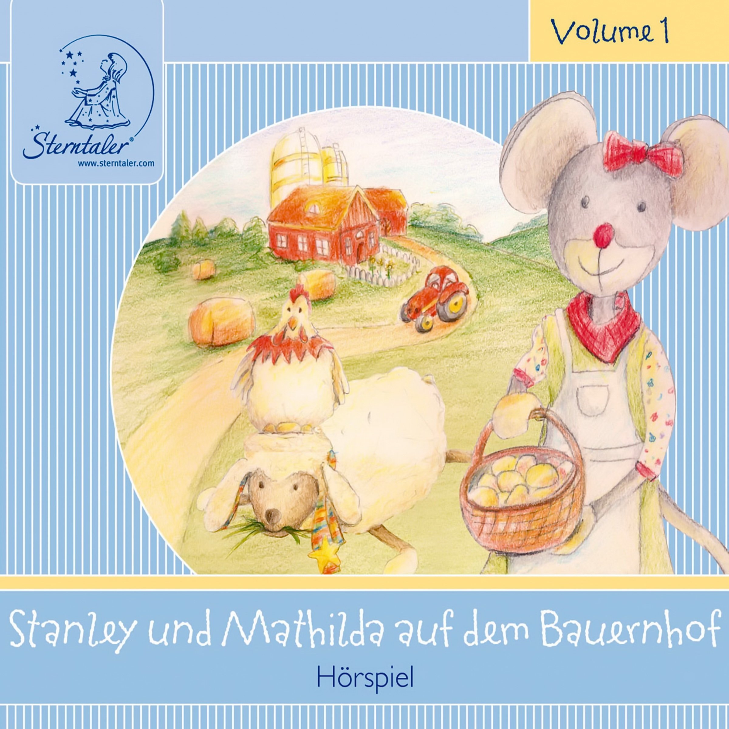 Stanley und Mathilda auf Bauernhof