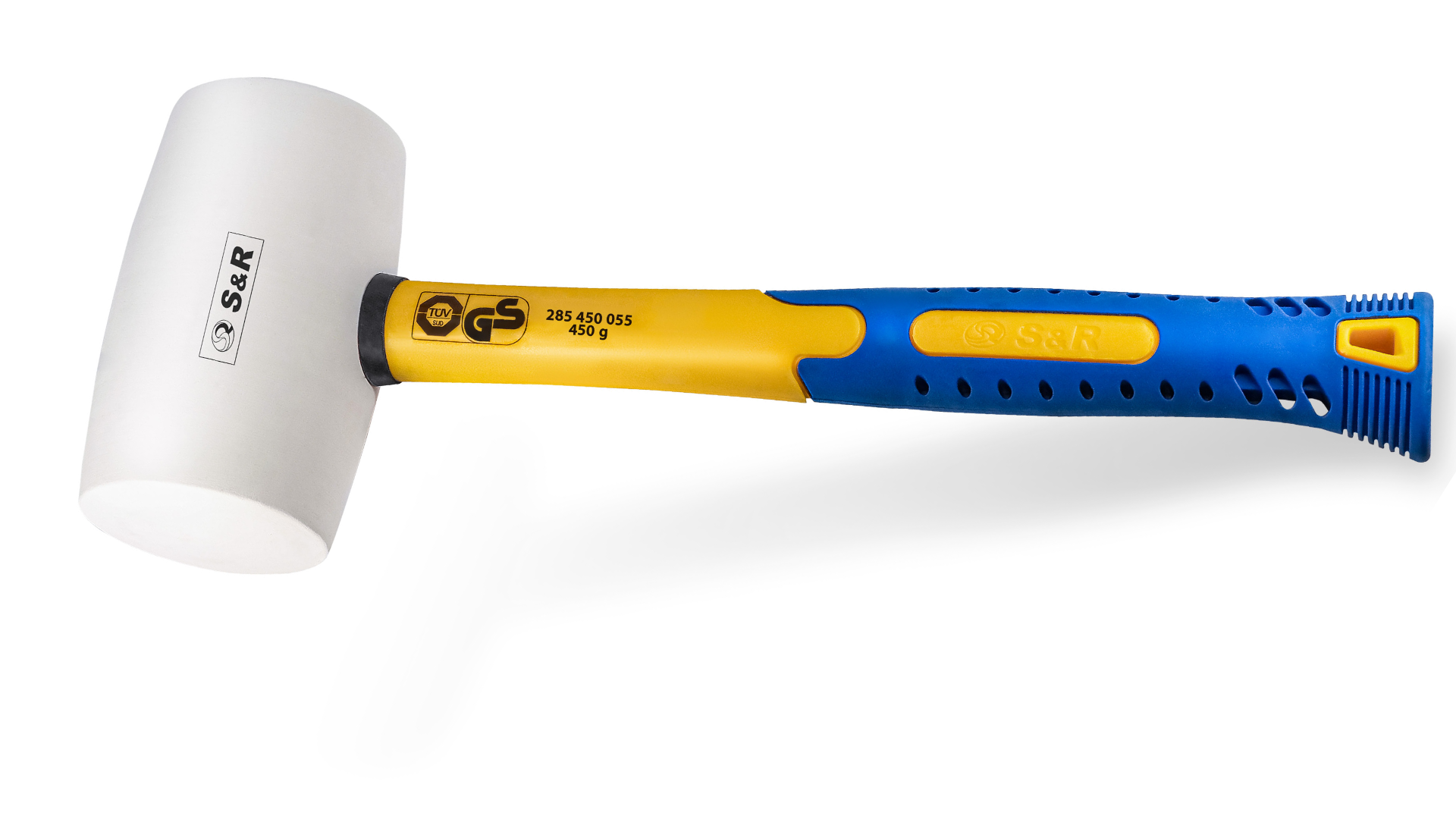 MAZZUOLA INGCO GOMMA BIANCA GR.450 MANICO IN FIBRA DI VETRO - MARTELLI - Foto 8