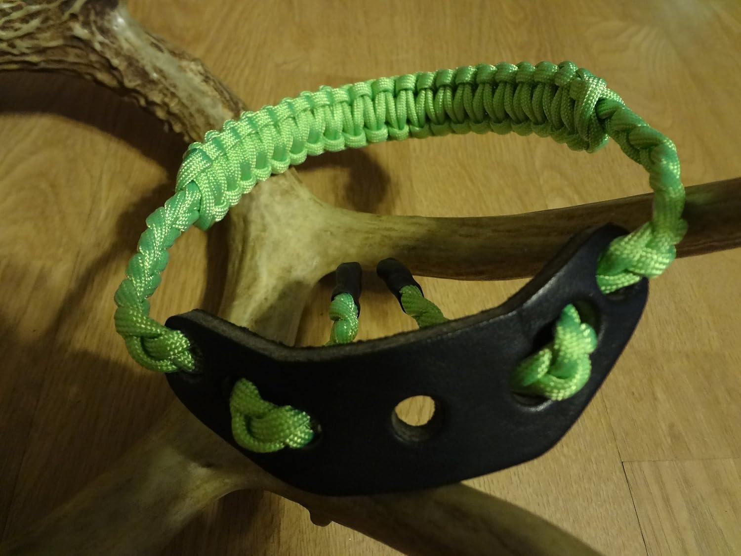 Neon Green Paracord Bow Wrist Sling By Bostonred2010