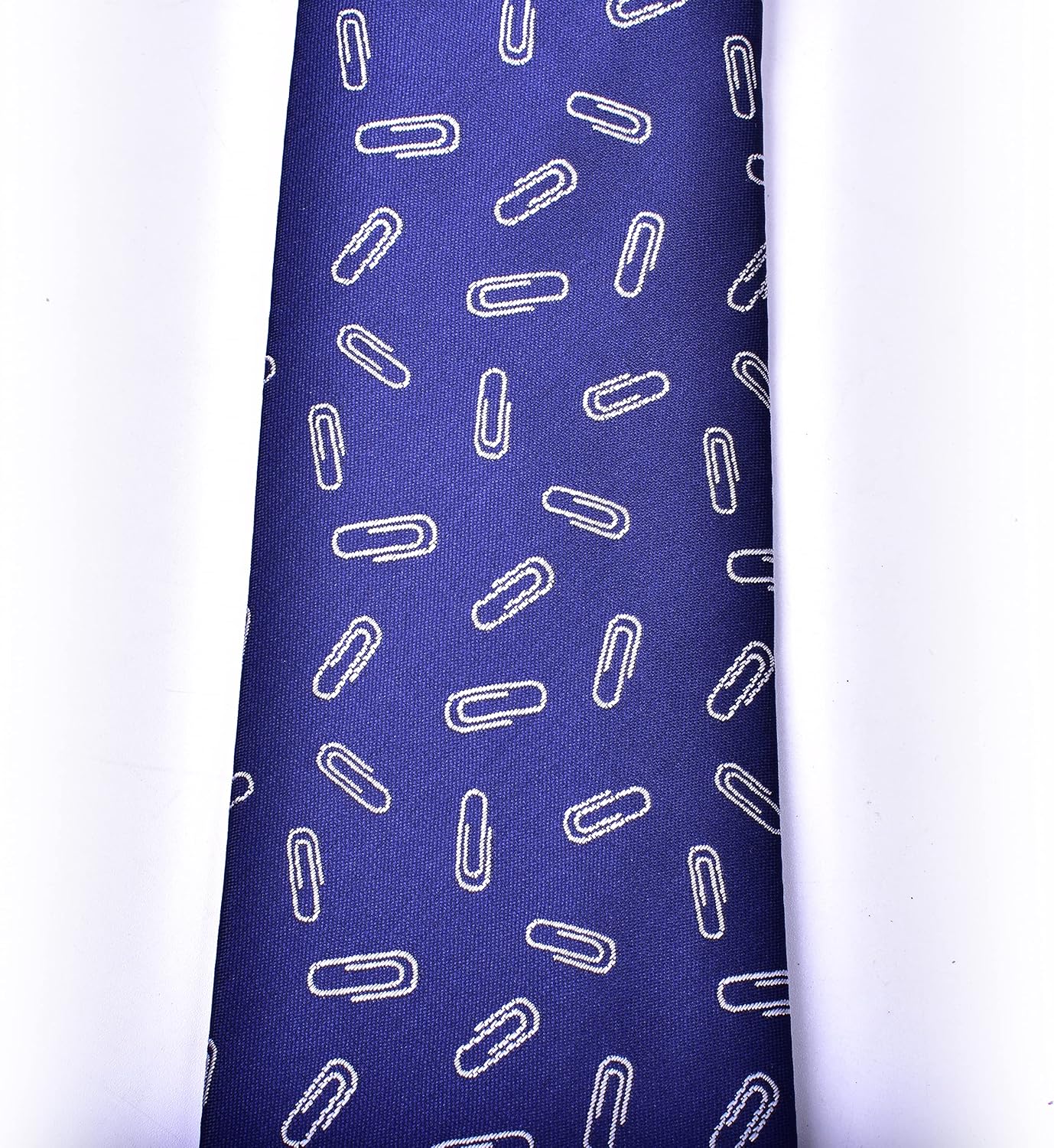 Paperclip Necktie, Office Supplies Tie, Computer Tech Gift, Teacher Gift for Men