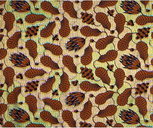 Miniatura 6 de Tela africana 100% algodón Ankara cera impresión tela 6 yardas de tela para vestido de fiesta