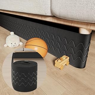 Babenest 157" x 5" Under Couch Blocker, Adjustable Long Elastic Sofa Blocker to Prevent Kids, Pet, Toys, Strap Barrier Couch Guards for Bottom Standard Sofa, Bed & Furniture - Amazon product rated Grade A