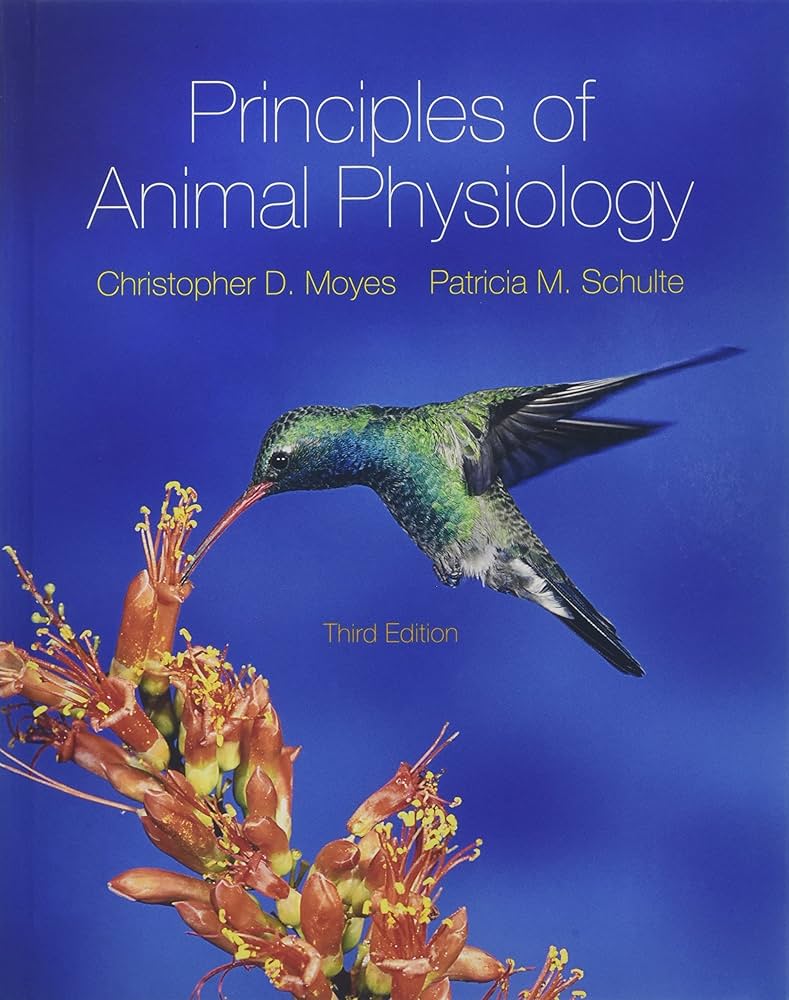 Principles of Animal Physiology, (Moyes, 2016) 3rd Edition test bank cover - ISBN 9780321838179