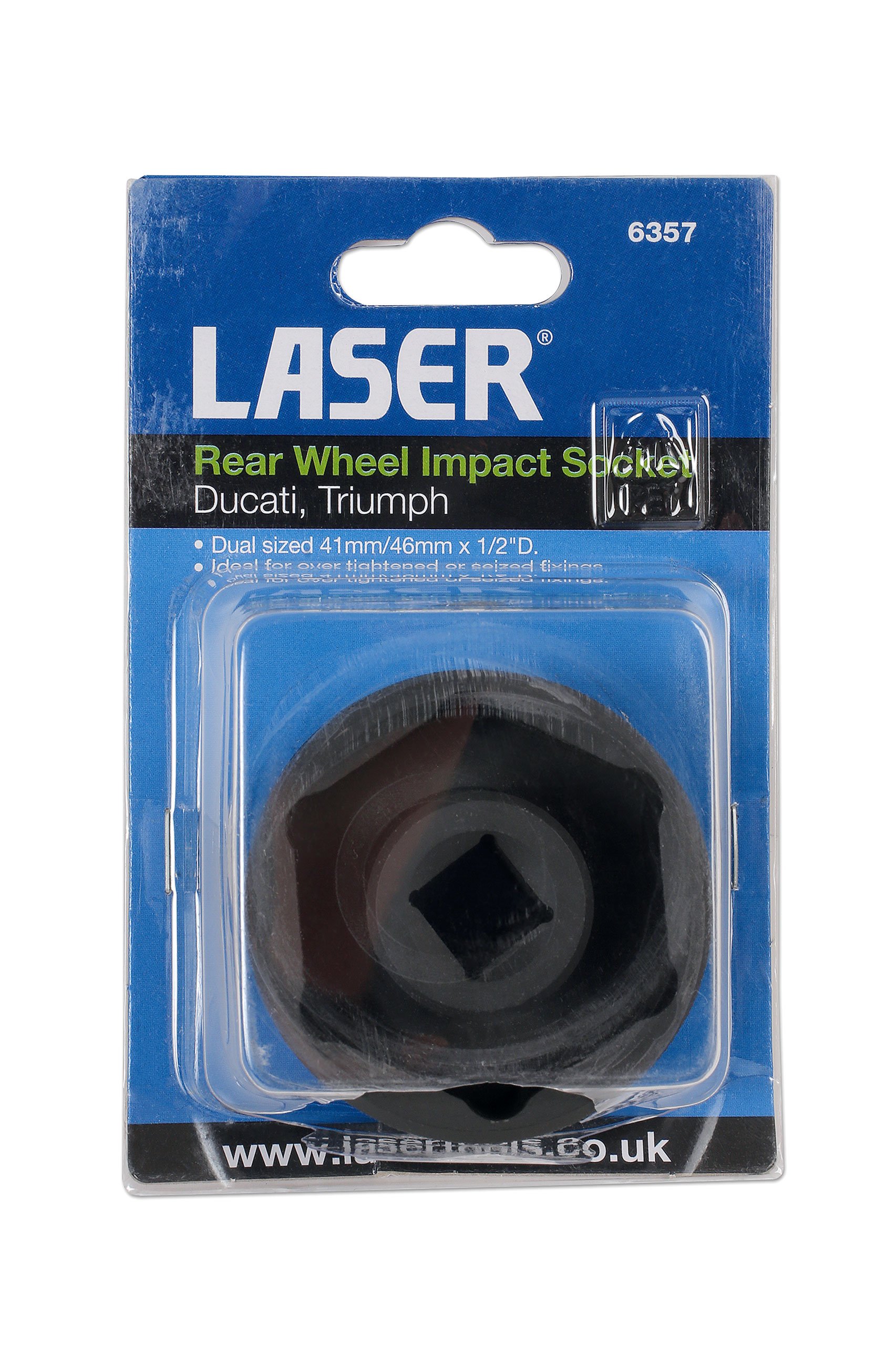 Laser 6357 gniazdo udarowe tylnego koła, 41/46 mm