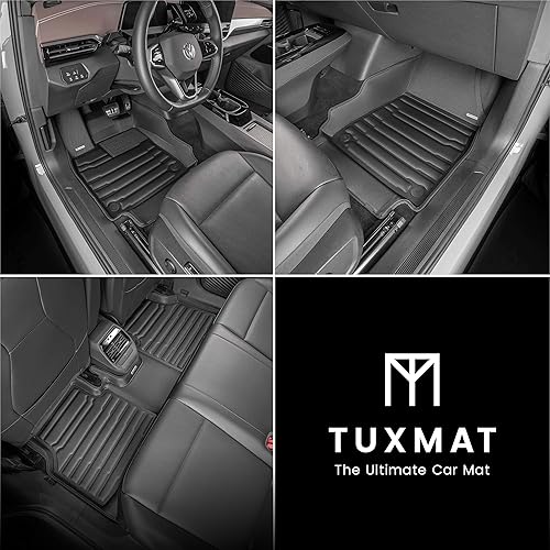 Miniatura 2 de TuxMat - Para los modelos Volkswagen ID.4 2021-2022 - Alfombrillas personalizadas para automóvil - Cobertura máxima, todo tipo de clima, medición