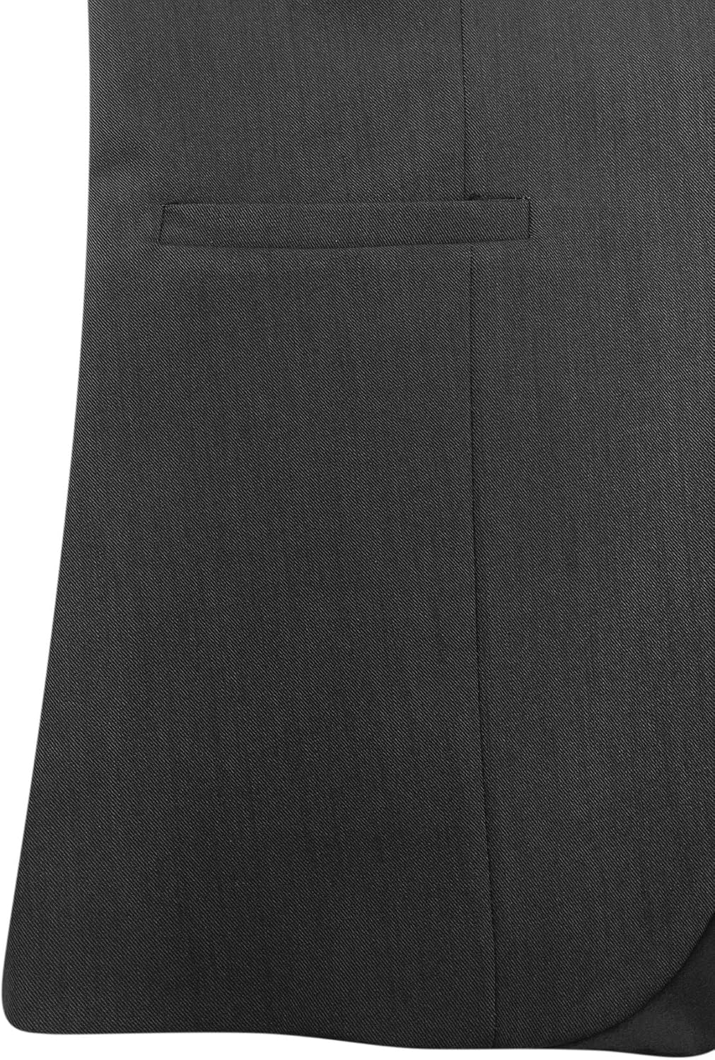 Fallorchid Womens Business Button Sleeveless V Neck Vest Fully Lined Suit Jacket Waistcoat - Image 4