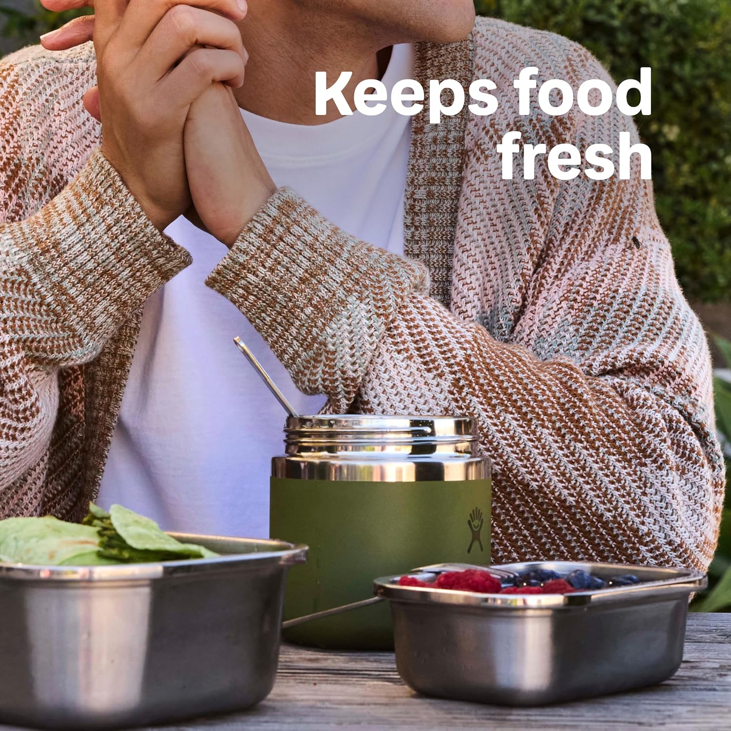 Hydro Flask Food Jar – Insulated Stainless Steel, Snack Travel Container for Hot Food & Soup 28 Oz Burgundy
