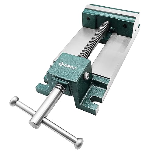 Groz Tornillo de prensa de taladro de acción rápida de 6 pulgadas  Hierro fundido de alta calidad  Acción rápida (35132)