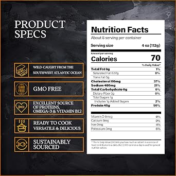 New York's Delicacy, Gourmet Colossal Size 8/12, Argentinean Shrimps - [1 x 2 Pound] [2 Pound] - Wild Caught, 100% Natural, High in Protein and Essential Amino Acids, Ready to cook.