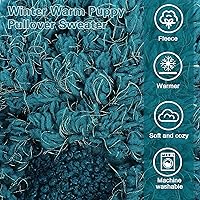 Vista 7 de Chaleco de forro polar para perro, suéteres para perros pequeños, hembras y niños, chaqueta de invierno para perros pequeños, ropa cálida