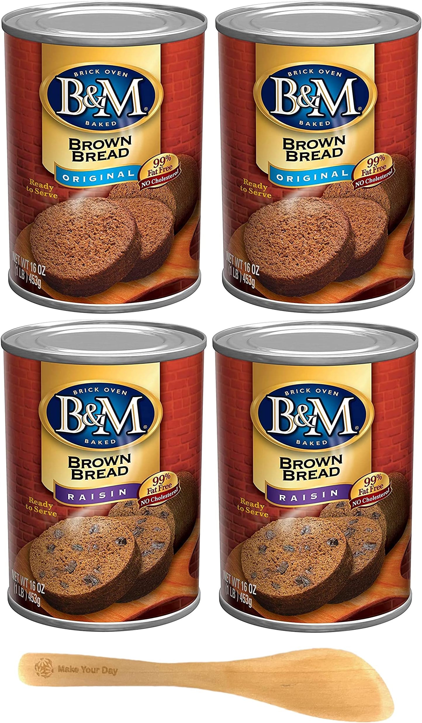 B&M Brown Bread, Raisins, 16 Ounce