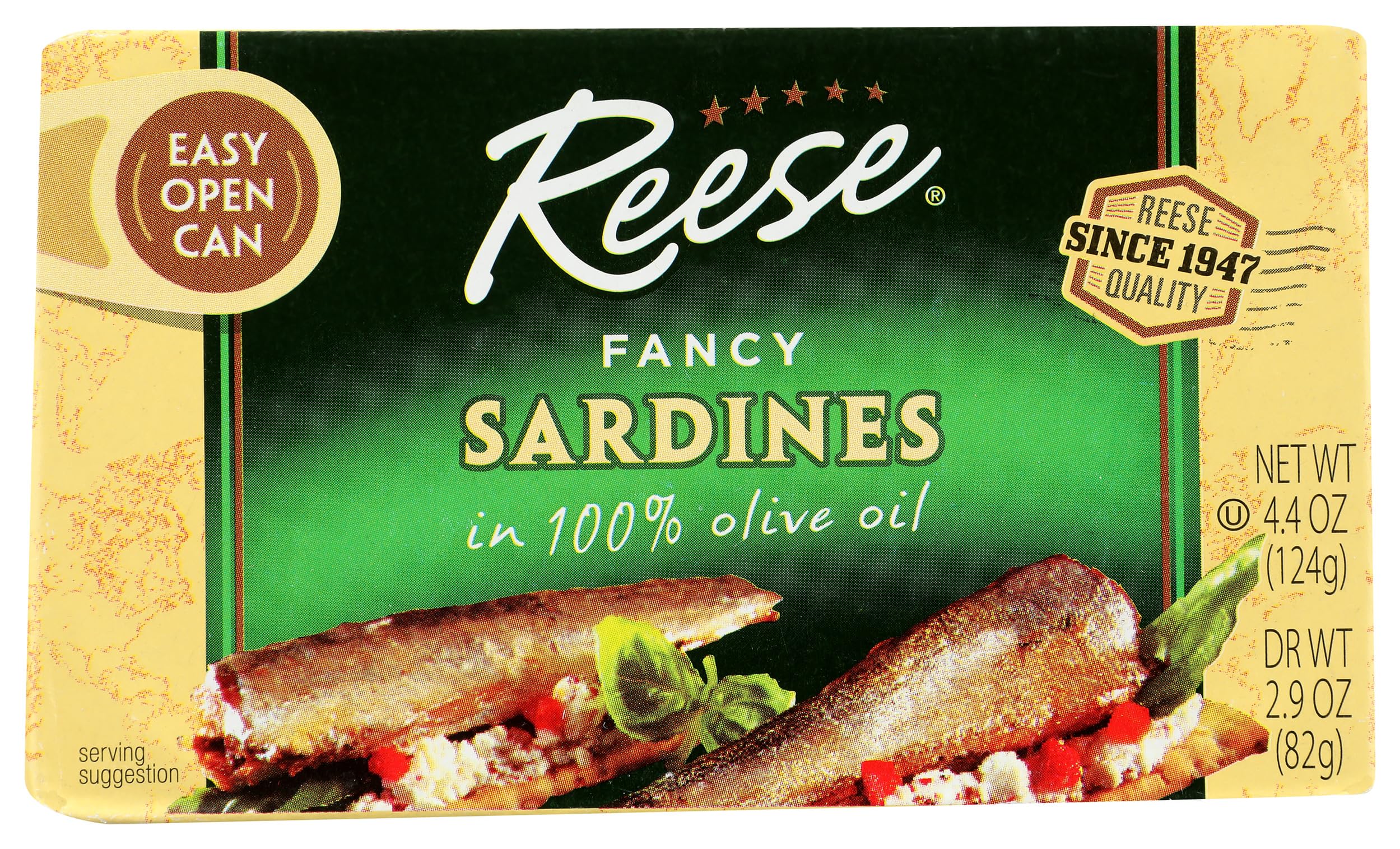 REESE Plain Sardines, 4.37 OZ