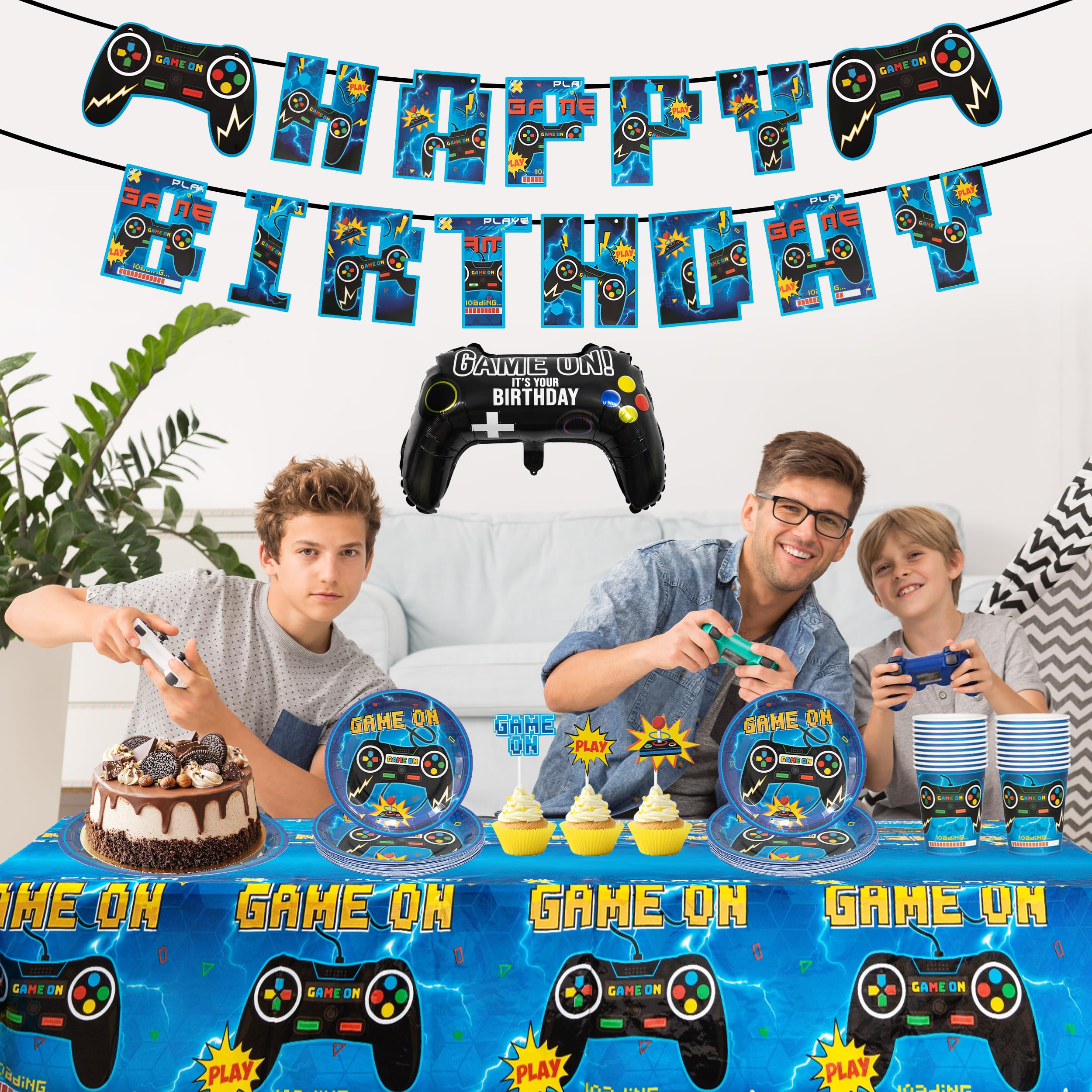 Poster Personalizzato Per Festa Di Compleanno A Tema Xbox – Sfondo Per Foto, Interno/esterno, Con Nome Ed Età – Stampa Su Carta O Plastica Resistente - 3