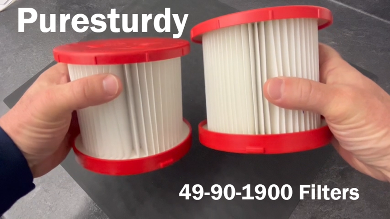 Lot De 4 Filtres HEPA Pour Aspirateur Sec Et Humide 49-90-1900