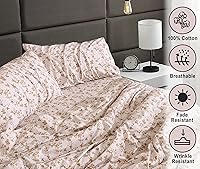 Vista 20 de RUVANTI Flannel Sheets Twin Size - 100% Cotton Double Brushed Twin Sheets Set, Deep Pockets 16 Inches, All Seasons Breathable & Extra Soft Bed Bali