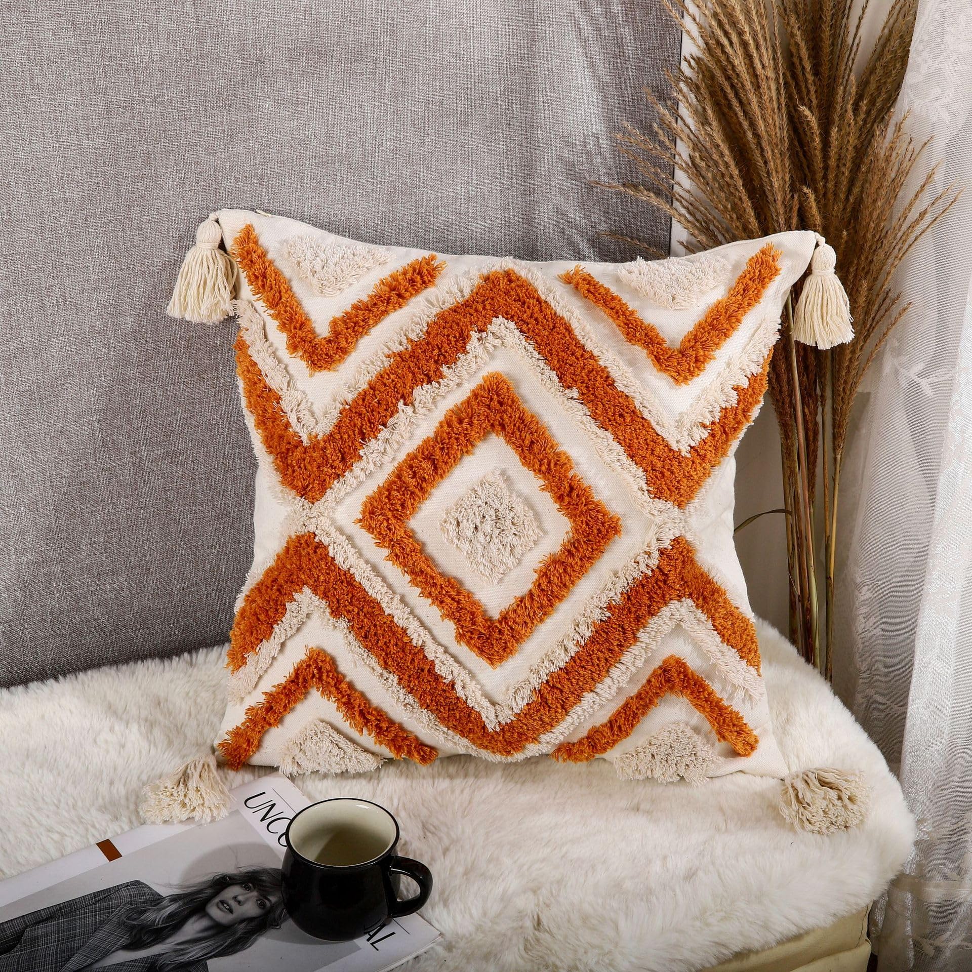 Herfair Kissenbezüge, Abstrakt Muster Sofakissen Dekokissen 2er Set Outdoor Kissen Bezüge, Kissenbezug 45 x 45 Herbst Kissenhülle (curong006,45 x 45cm)