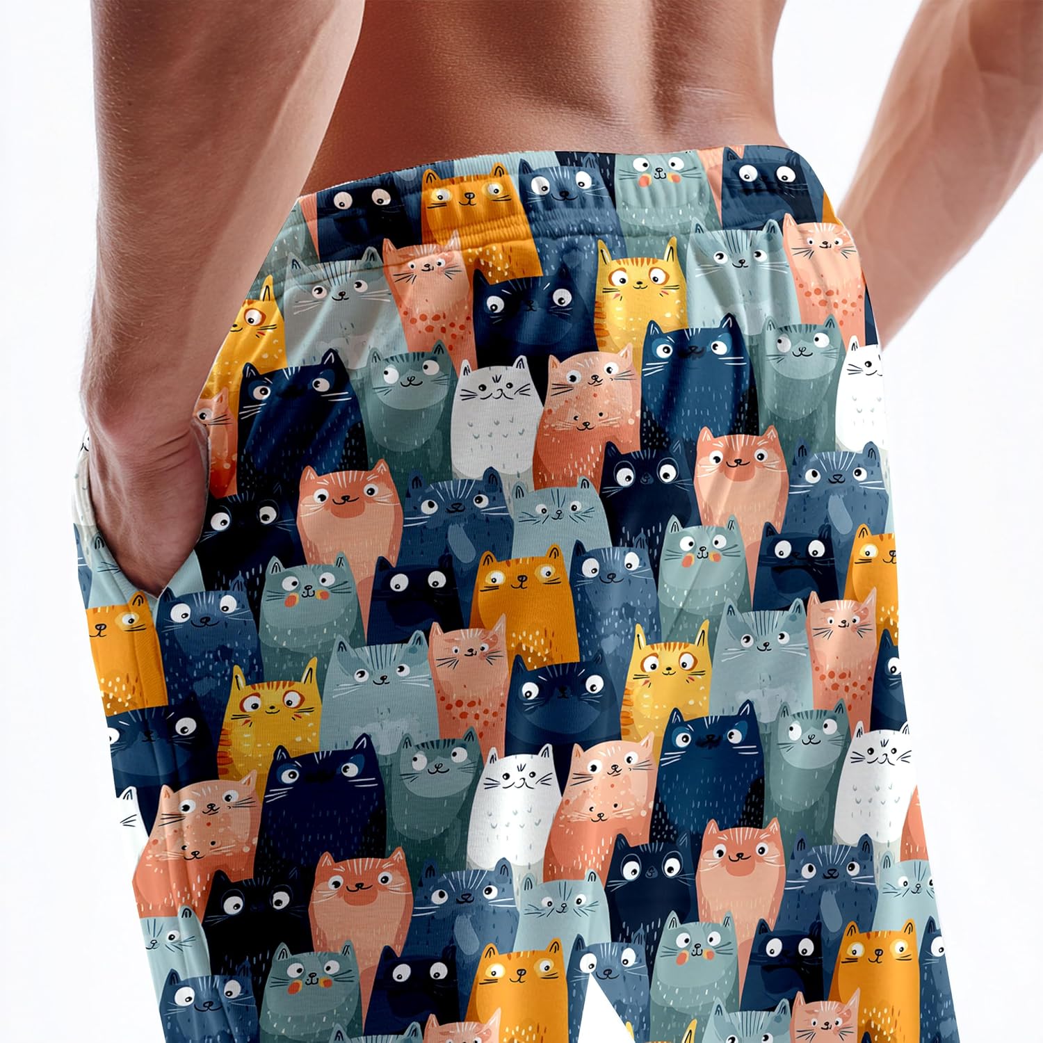 Men'S Pajama Pants Lounge Pajama Super Soft Funny Men Pajama Bottoms With Pockets Drawstring - Image 4