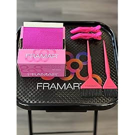 Framar Magenta Hair Foils For Highlighting - Pop Up Hair Foil, Highlight Foils For Hair, Aluminum Foil Sheets, Salon Foils For Hair Stylist, Hair Dye Supplies, Non Slip 500 Pop Up Foil Sheets