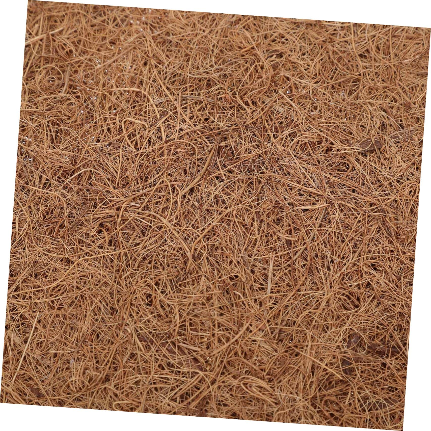 UKCOCO Alfombra de Fibra de Coco Natural para Reptiles y Lagartos, Suave y Confiable, Paquete de 4 Piezas Adecuado para Crianza en Casa y Tiendas de Mascotas