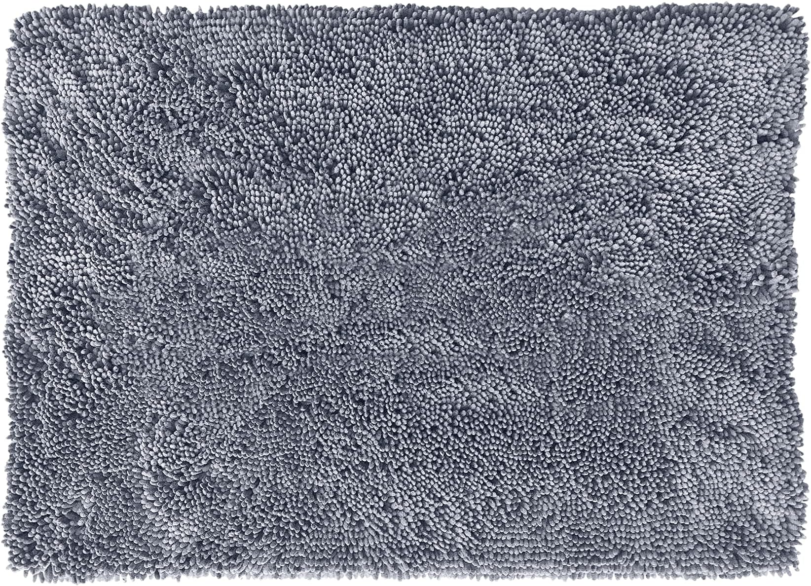 Soggy Doggy Doormat Microfiber Chenille, Large/26 X 36" (Gray No Bone)