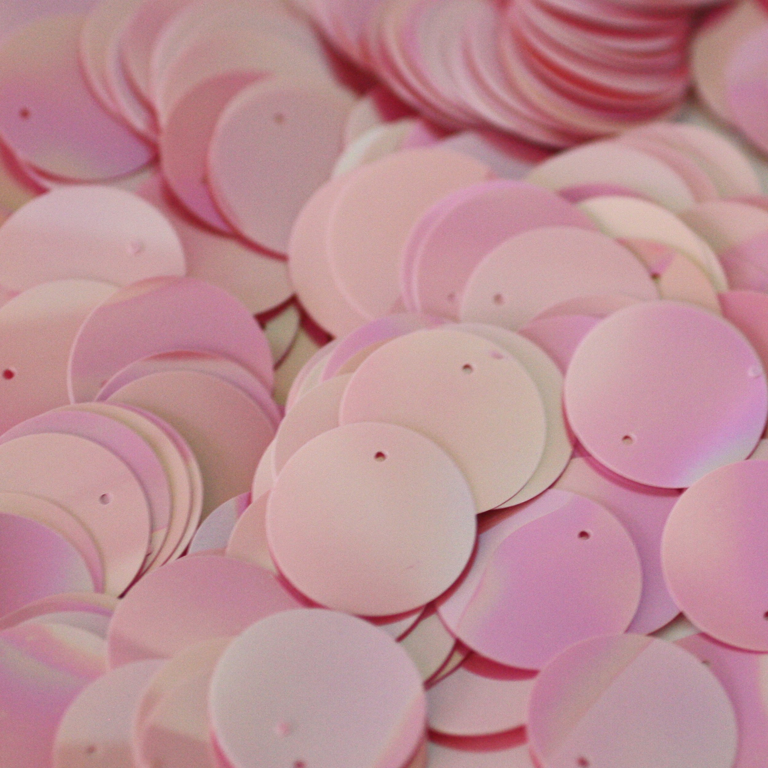 20mm Round Sequin Paillettes ~ Opaque Orchid Pink IRIS Rainbow ~ Loose Sequins for Embroidery, brida