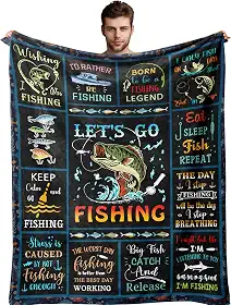 Linxher Presentes de pesca exclusivos para homens, presentes de pesca, presentes engraçados de pesca para meninos/mulheres, presente de pesca com mosca para homens, presentes para homens que amam