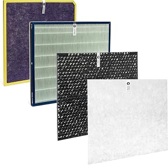 Rabbit Air, A3 Air Purifier Filter Replacement for Model SPA-1000N Filter Kit, Includes Activated Carbon and HEPA Filter Replacement for Home Air Purifier - Toxin Absorber Customized
