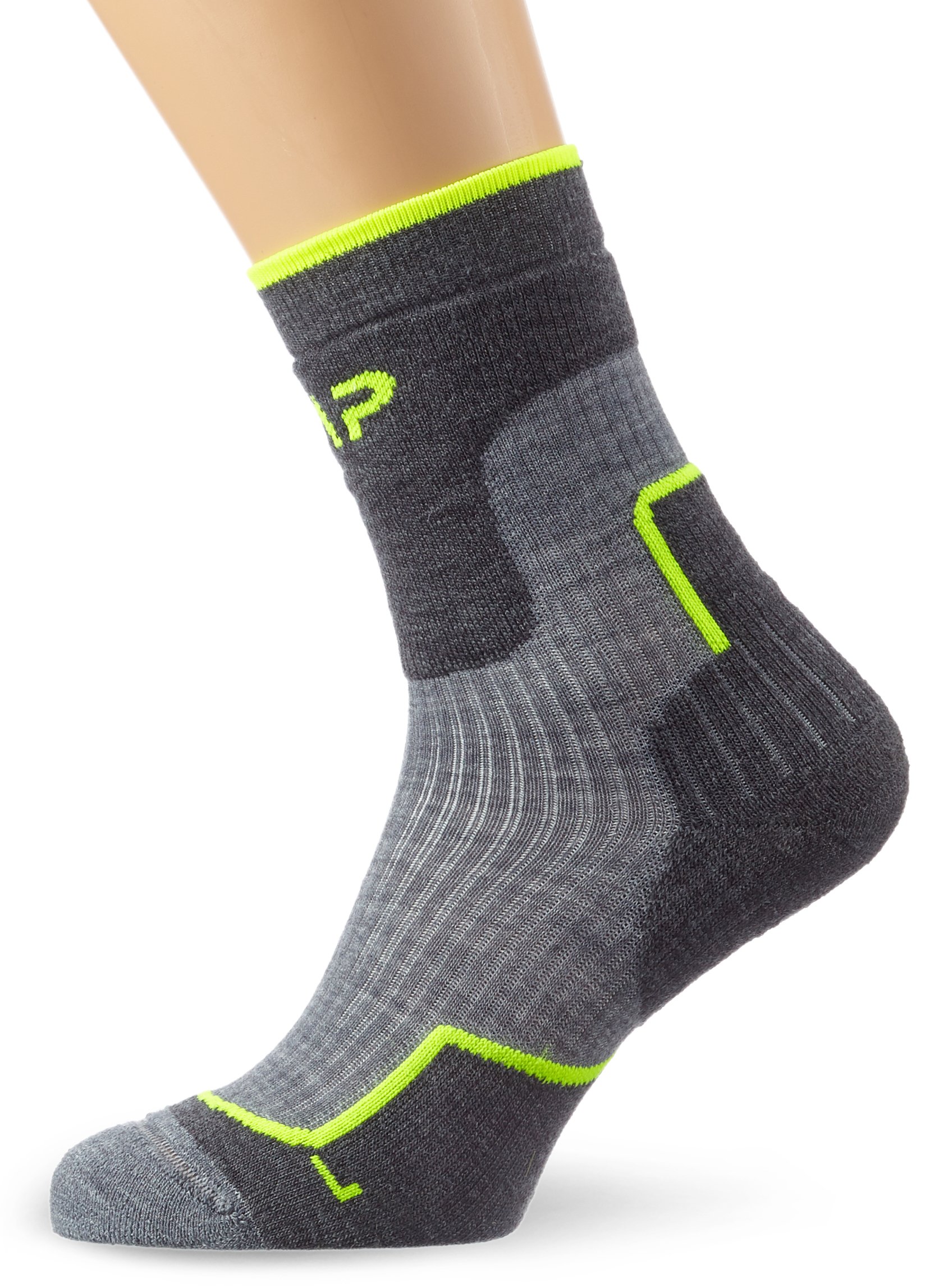 CMP - Trekking Sock Wool Mid, Asphalt Mel., 36/38