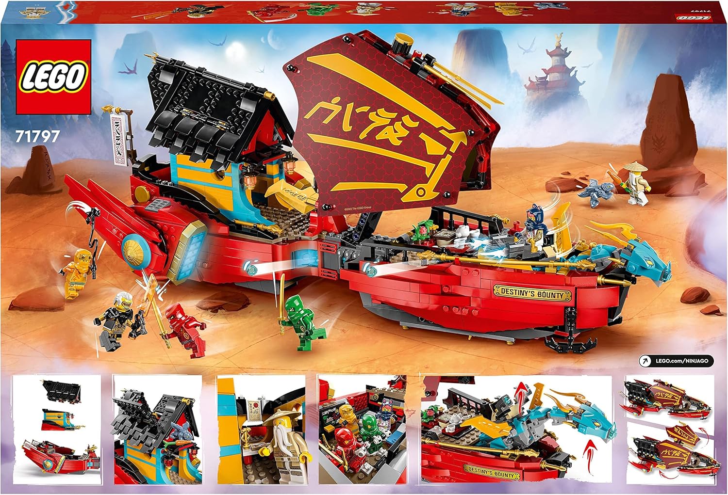 LEGO NINJAGO Destiny's Bounty: carrera contra el Colombia Ubuy