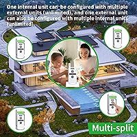 Vista 3 de Wireless Intercom Doorbell,4900ft Long Range Home Intercom System,Two Way Intercom for Elderly with 16 channels,21 Ringtones, 4 Volume Levels,Room