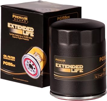 PG PG195EX Extended Performance Oil Filter | Fits 1997-2010 Ford F-150 4.2L; 1991-2008 Ranger 3.0L; 2002-2008 Jeep Liberty, Dodge Ram 1500 3.7L; 2004-2008 F-150 4.6L