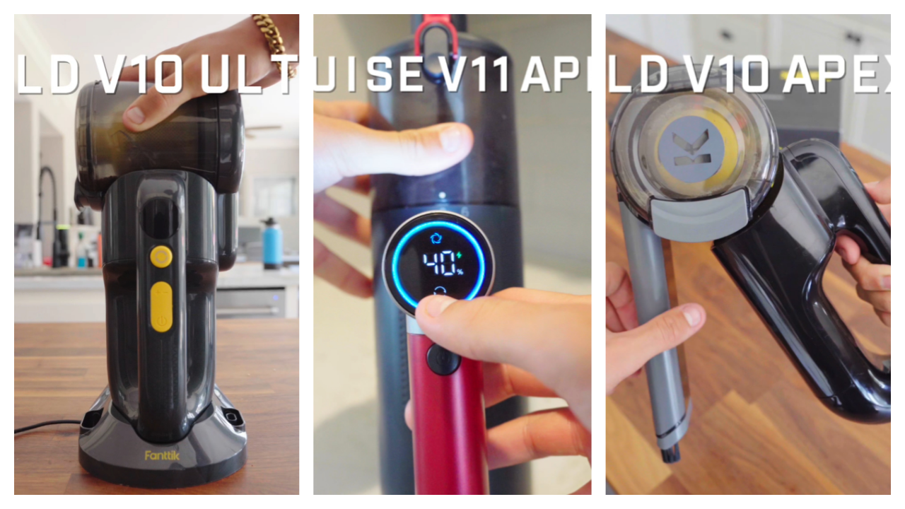 Amazon.com - Fanttik Fold V10 Ultra Deluxe Handheld Vacuum