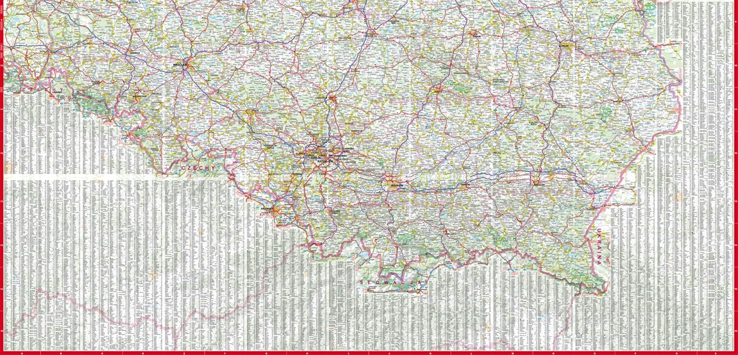 Pologne 1/750.000 (carte grand format laminée). Poland / Polska      Map – Folded Map, January 10, 2025
