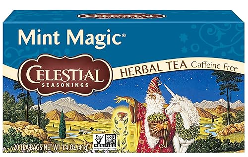 Celestial Seasonings Té de hierbas, magia de menta, 20 unidades