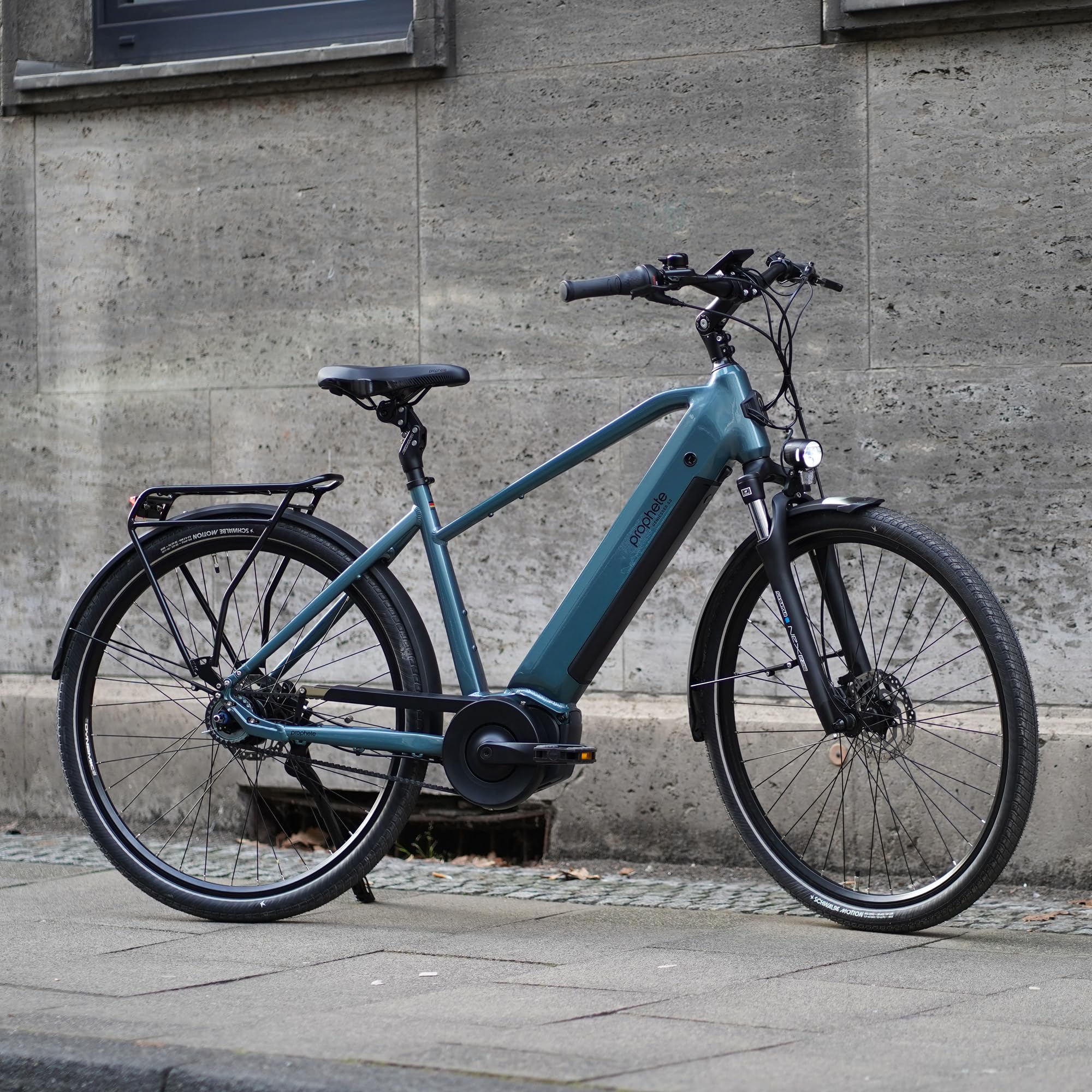 PROPHETE GENIESSER 5.0 E-Bike 28 Zoll Mittelmotor AEG ComfortDrive II 250W 70Nm Akku 540Wh bis 170 km Reichweite Nexus 7-Gang Hydraulische Scheibenbremsen 100 Lux LED Licht