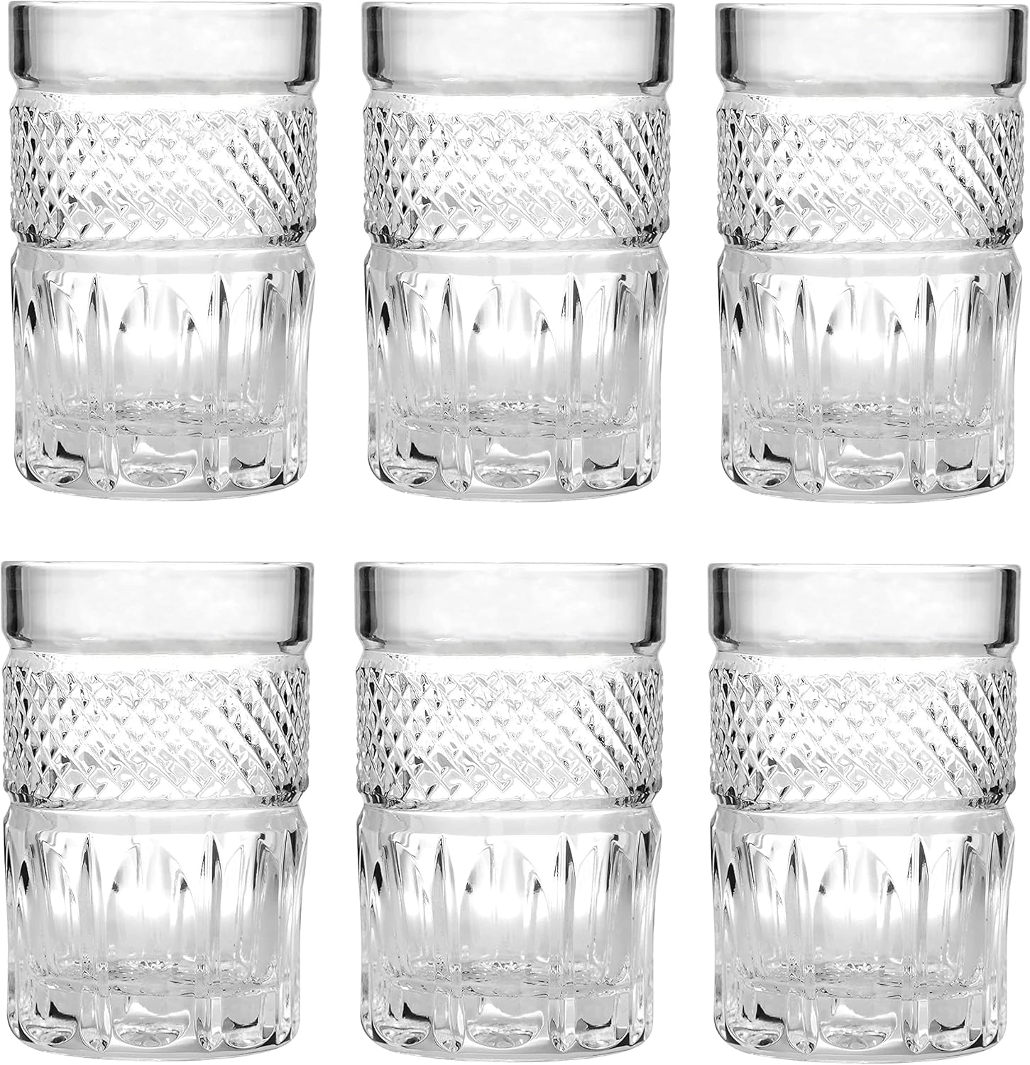 Whiskey Shot Glasses Bar Glasses Crystal Shot Glasses Set